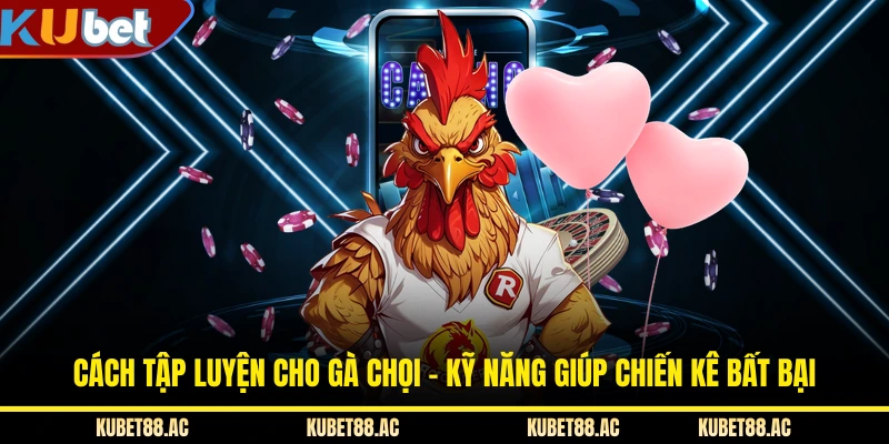 Cách Tập Luyện Cho Gà Chọi - Kỹ Năng Giúp Chiến Kê Bất Bại