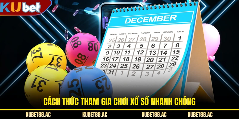 Cách thức tham gia chơi xổ số nhanh chóng