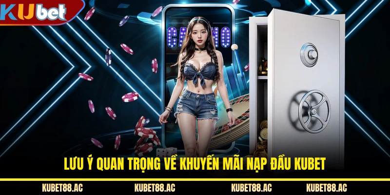 Lưu ý quan trọng về khuyến mãi nạp đầu KUBET