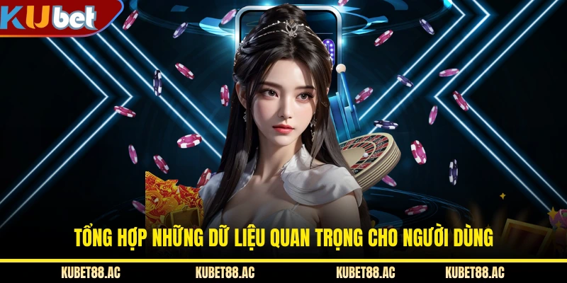 Tổng hợp những dữ liệu quan trọng cho người dùng
